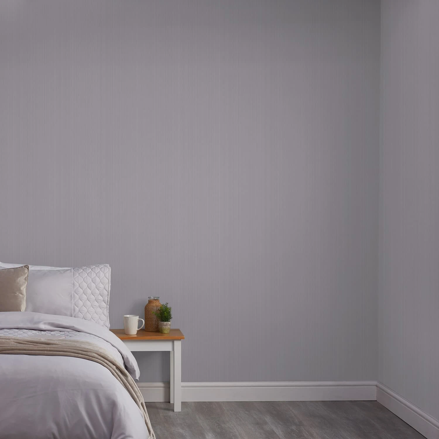 Glitter Stria Mauve Wallpaper