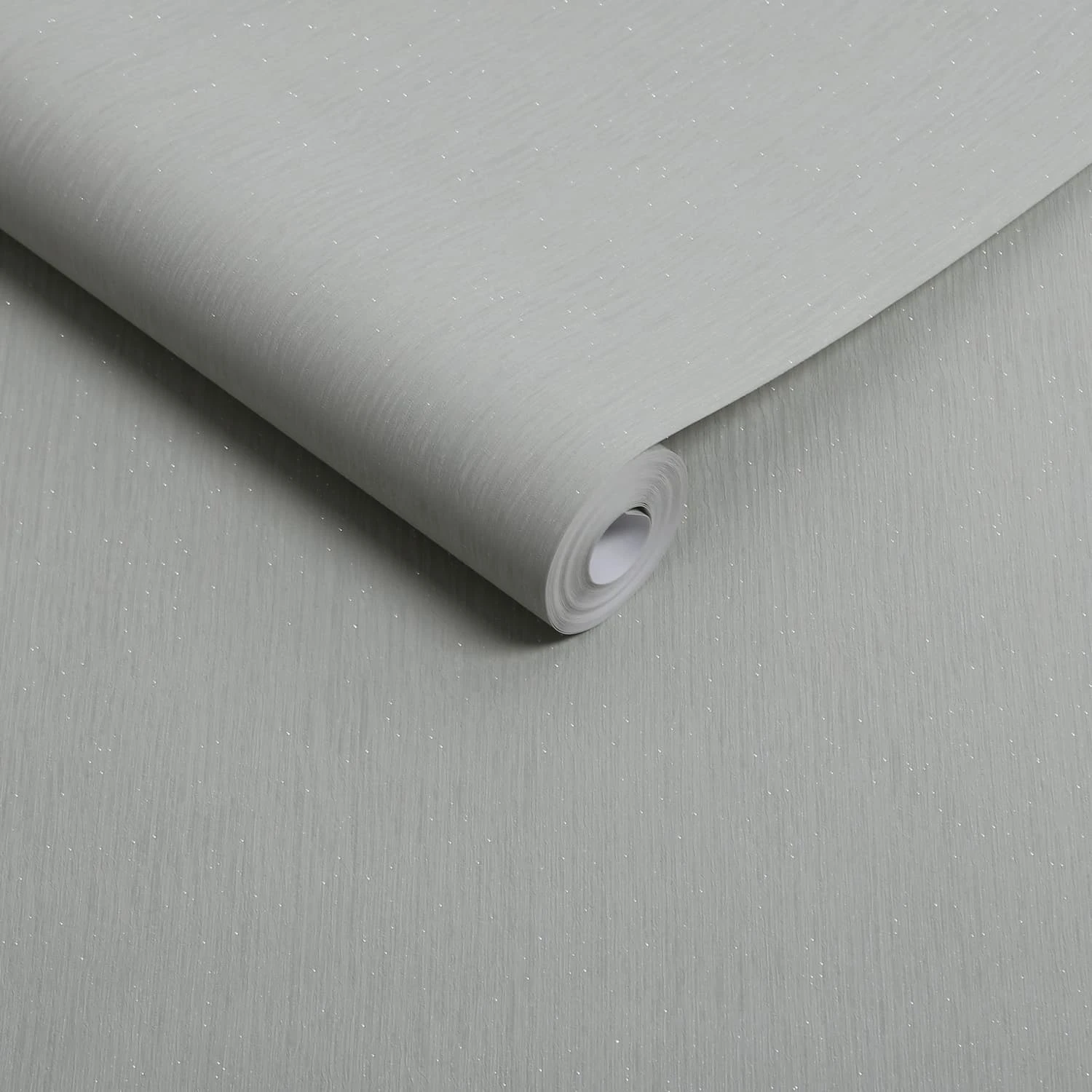 Glitter Stria Sage Wallpaper