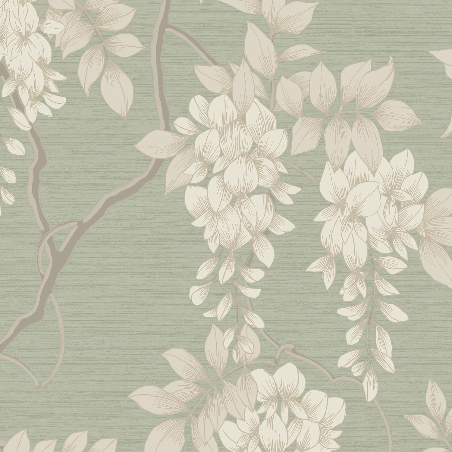 Wisteria Sage Wallpaper
