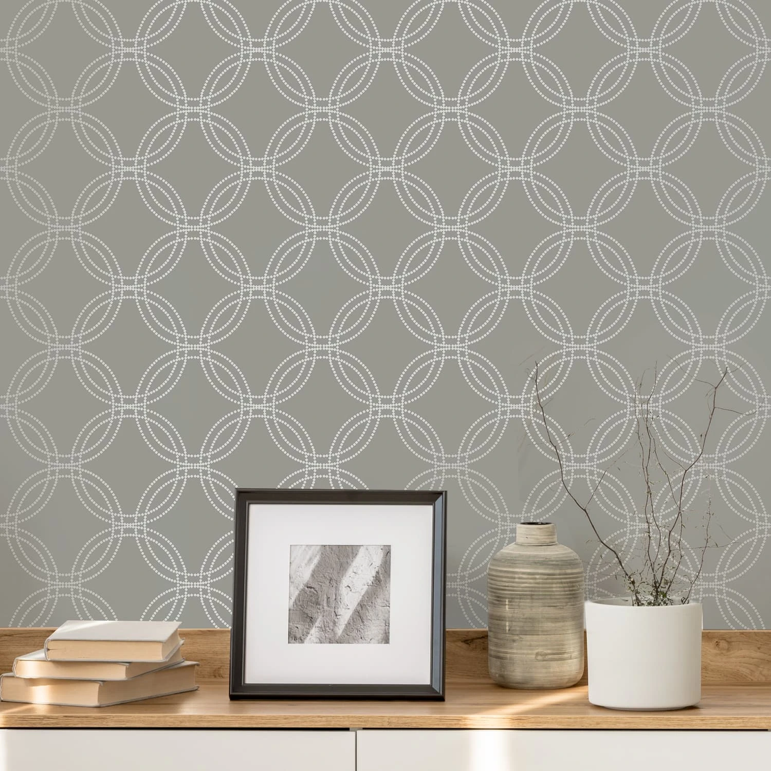 Serpentine Grey Wallpaper
