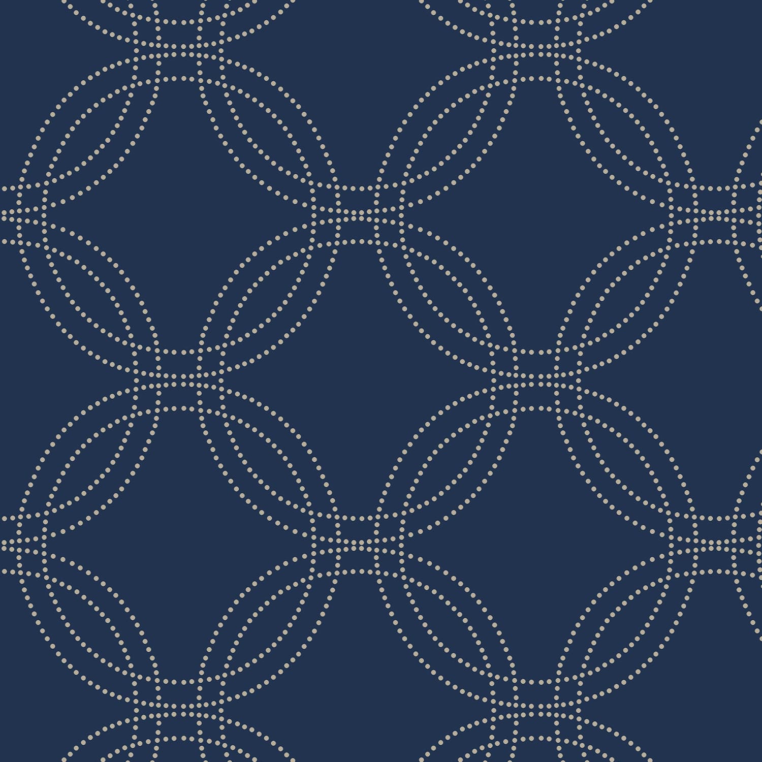 Serpentine Navy Wallpaper