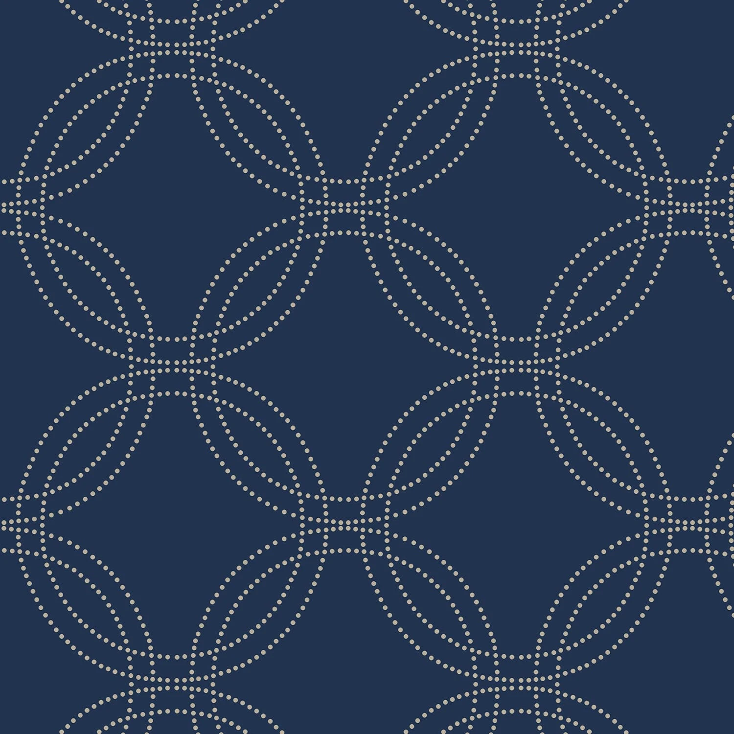 Serpentine Navy Wallpaper