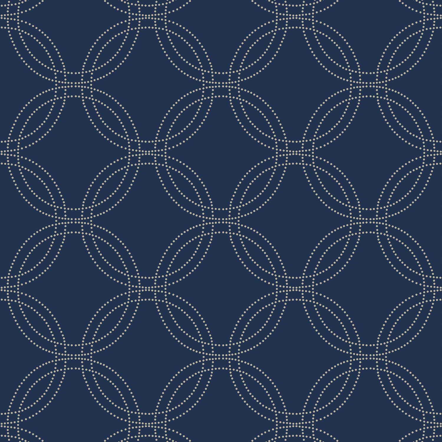 Serpentine Navy Wallpaper