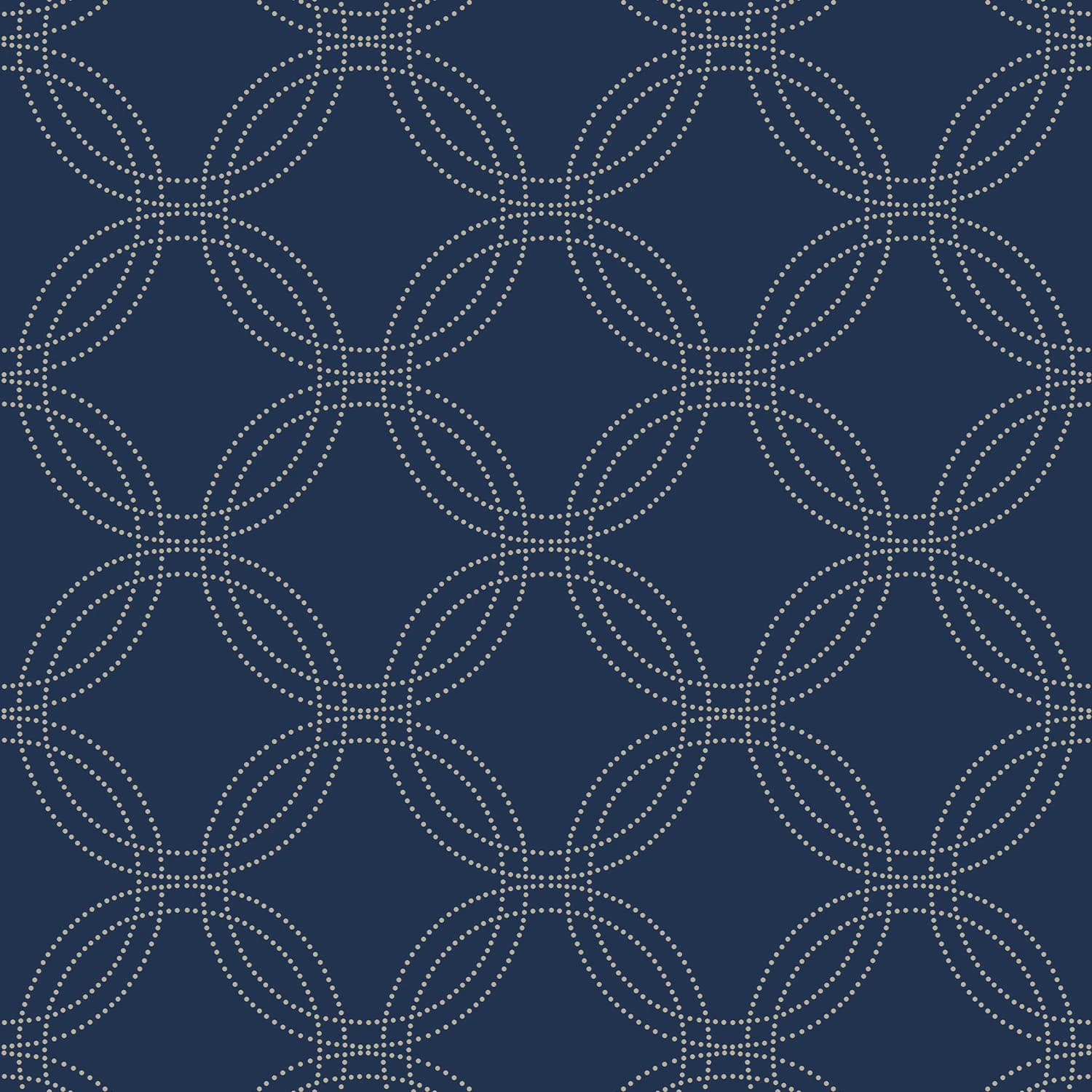 Serpentine Navy Wallpaper