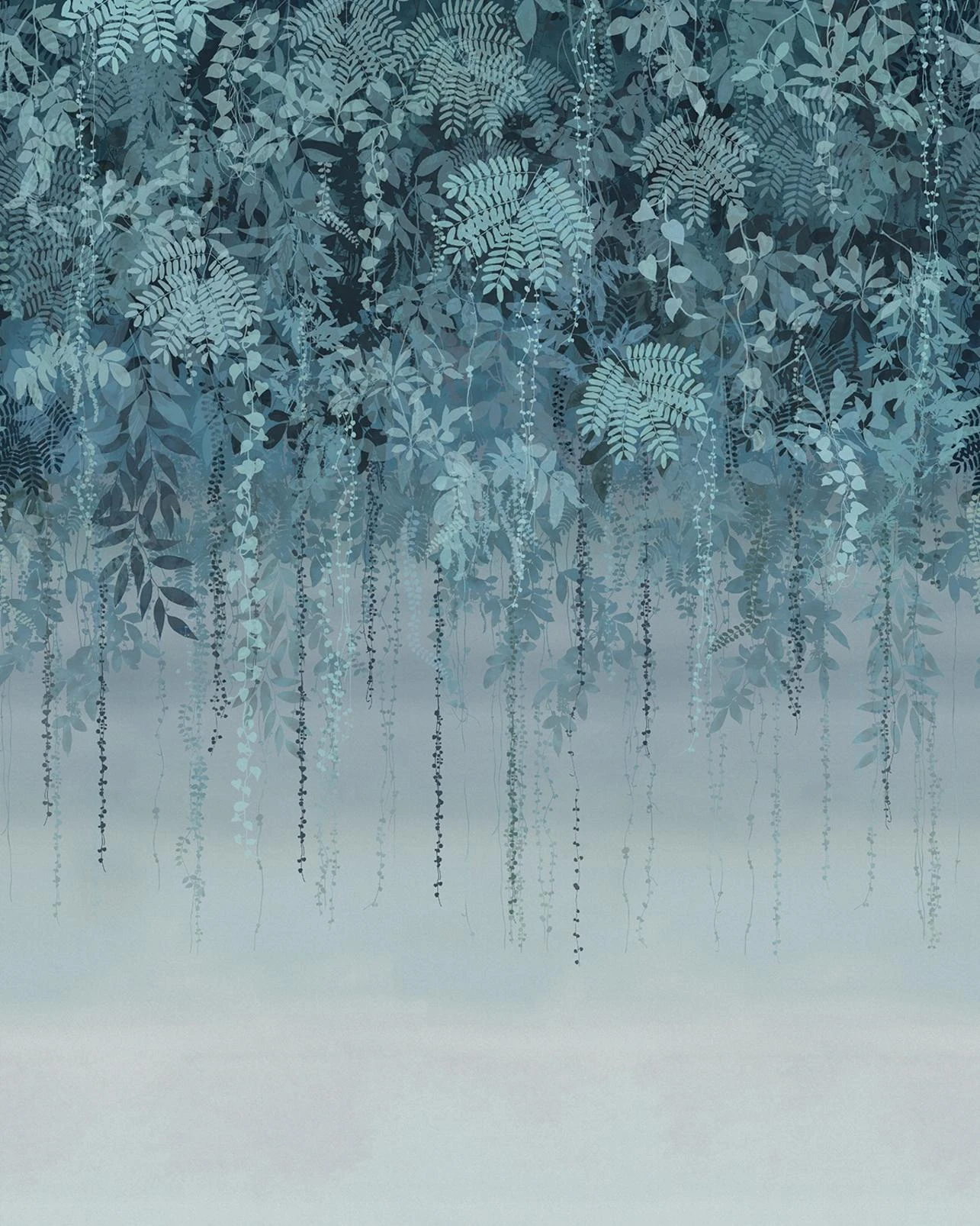 Enchanted Vale Midnight Bespoke Mural by Clarissa Hulse