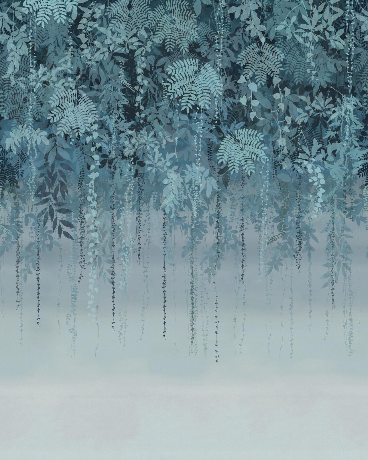 Enchanted Vale Midnight Bespoke Mural by Clarissa Hulse