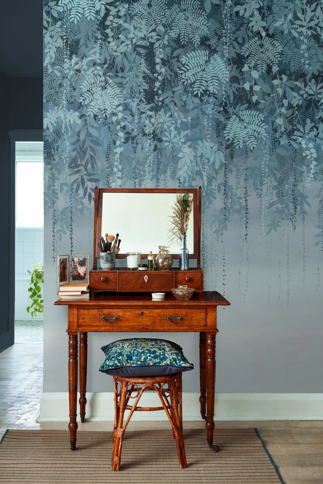 Enchanted Vale Midnight Bespoke Mural by Clarissa Hulse