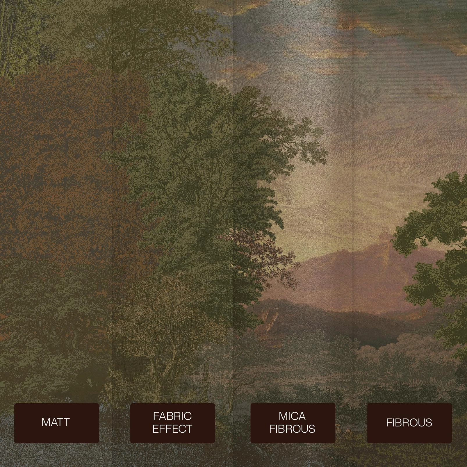 Sketch Forest Morning Bespoke Mural