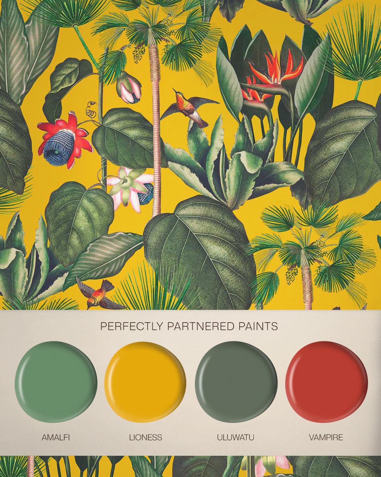 Botanique Jungle Sol Bespoke Mural