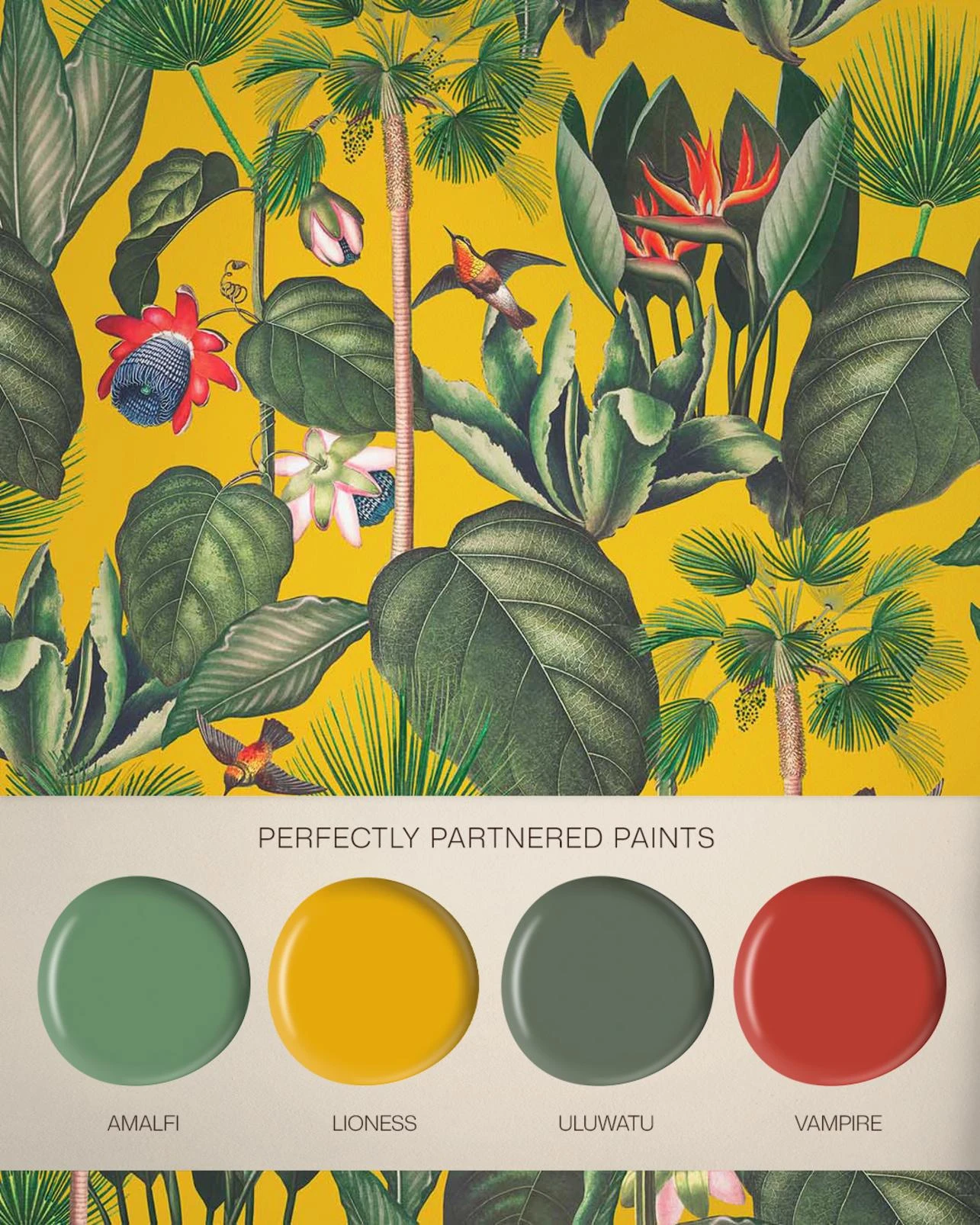 Botanique Jungle Sol Bespoke Mural