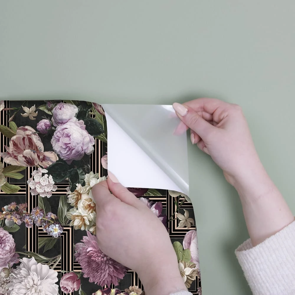 Transform Peel and Stick Bouquet Self-Adhesive Wallpaper