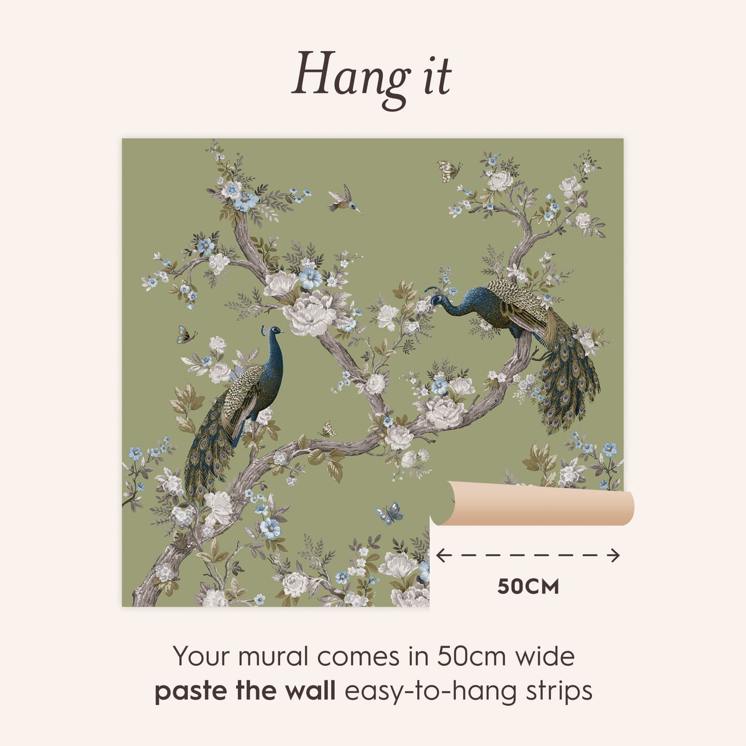 Laura Ashley Belvedere Hedgerow Bespoke Mural