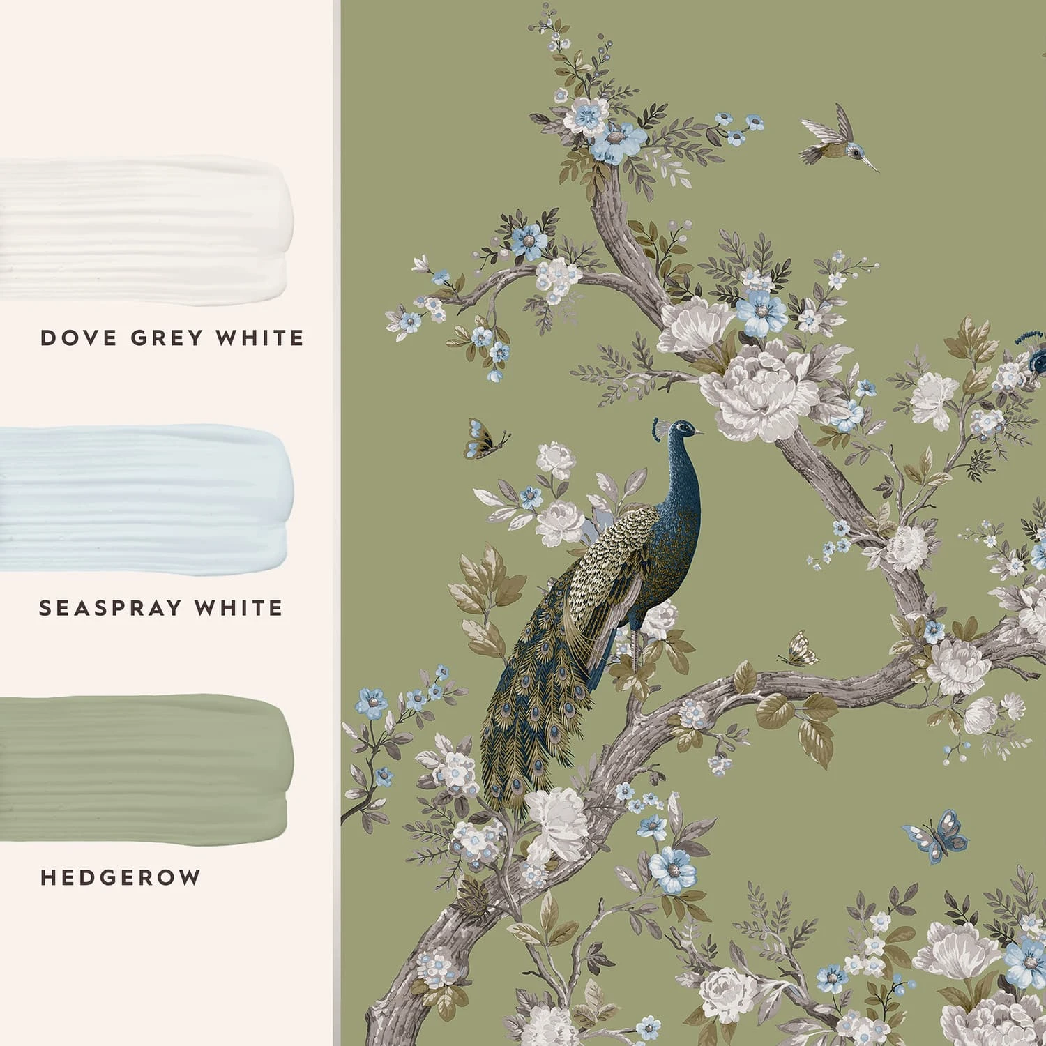 Laura Ashley Belvedere Hedgerow Bespoke Mural