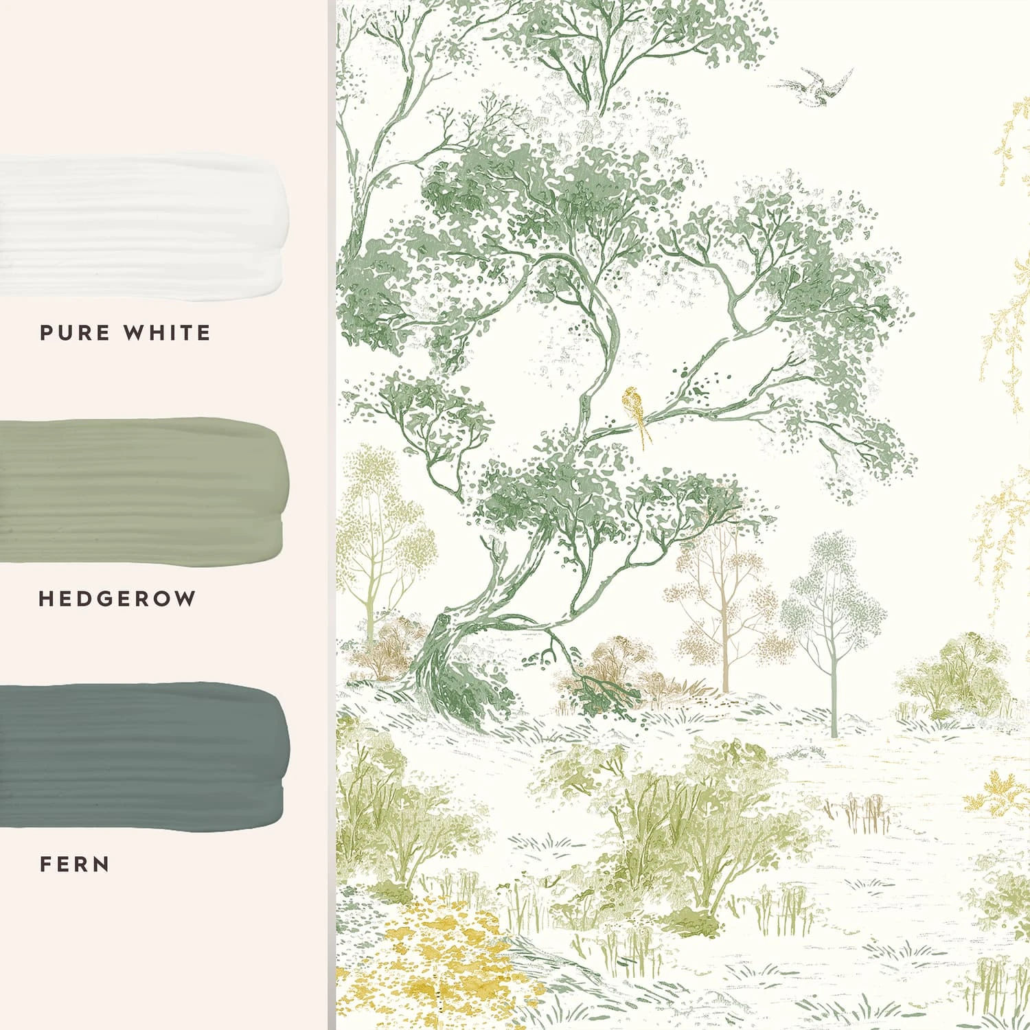 Laura Ashley Talbenny Hedgerow Bespoke Mural