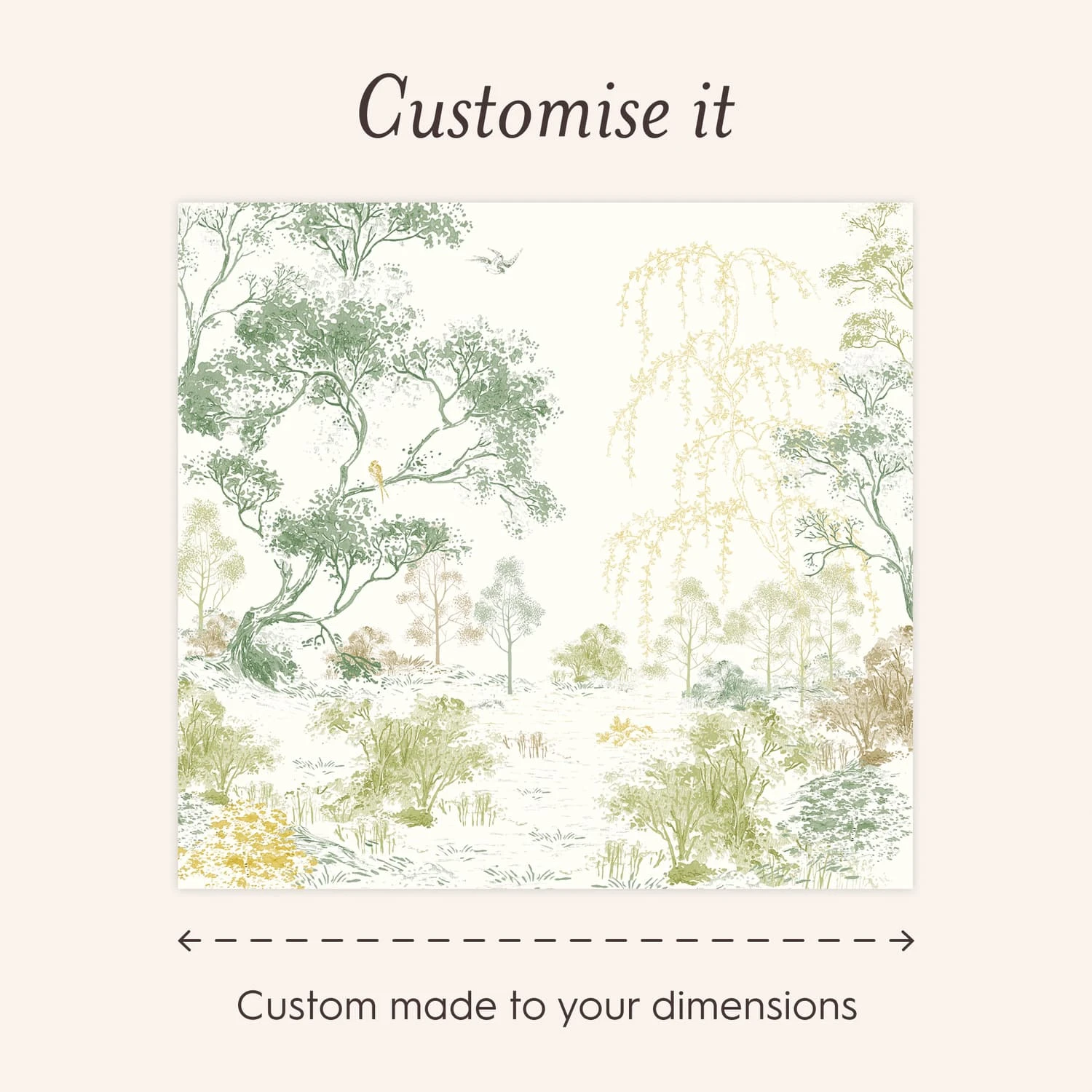 Laura Ashley Talbenny Hedgerow Bespoke Mural