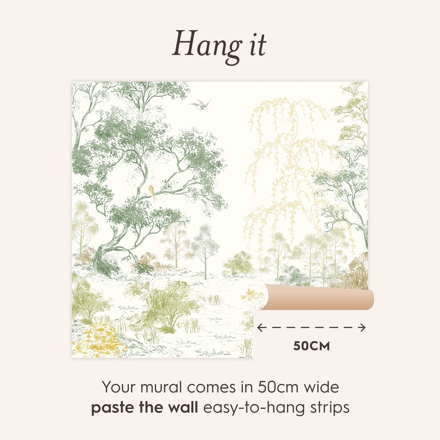 Laura Ashley Talbenny Hedgerow Bespoke Mural