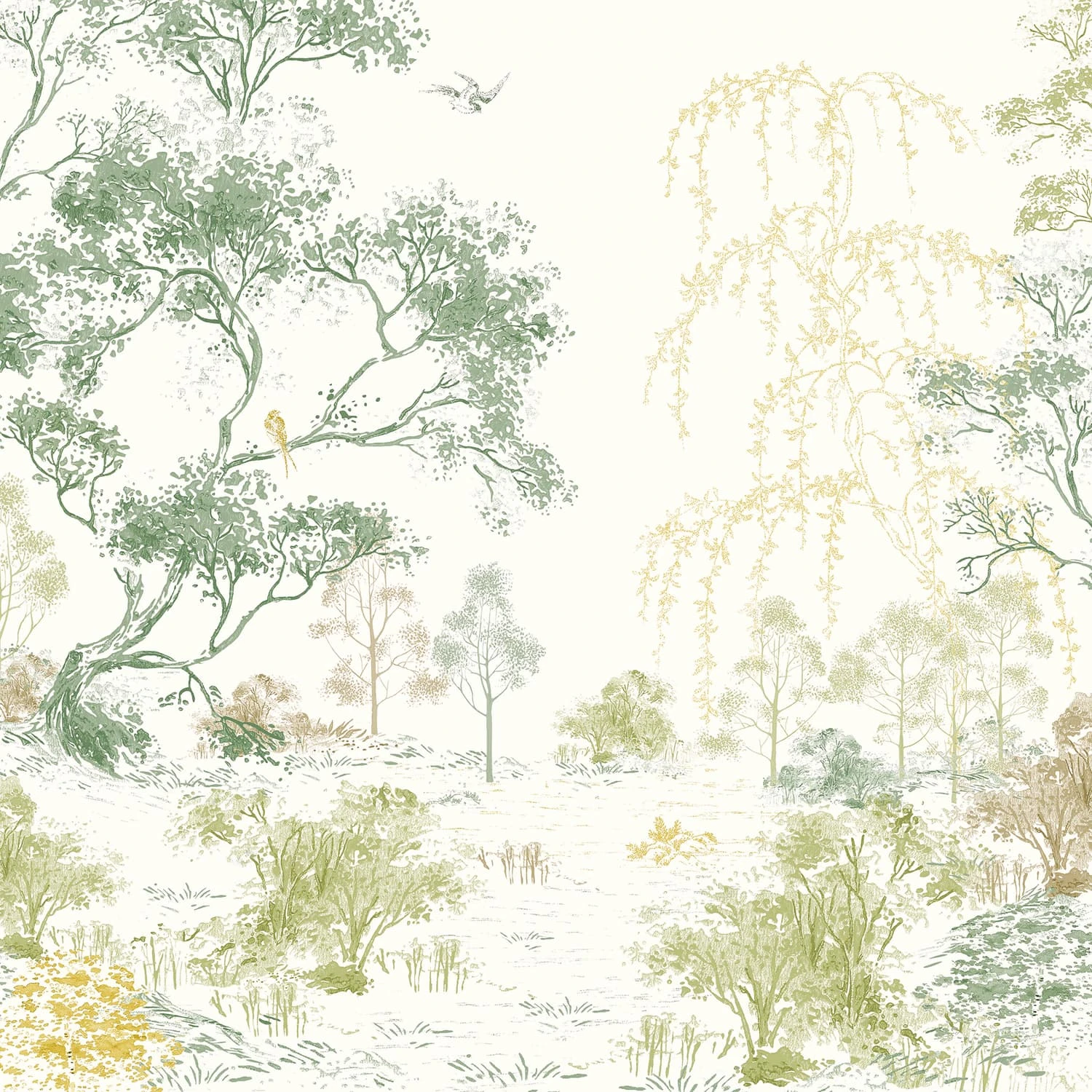 Laura Ashley Talbenny Hedgerow Bespoke Mural