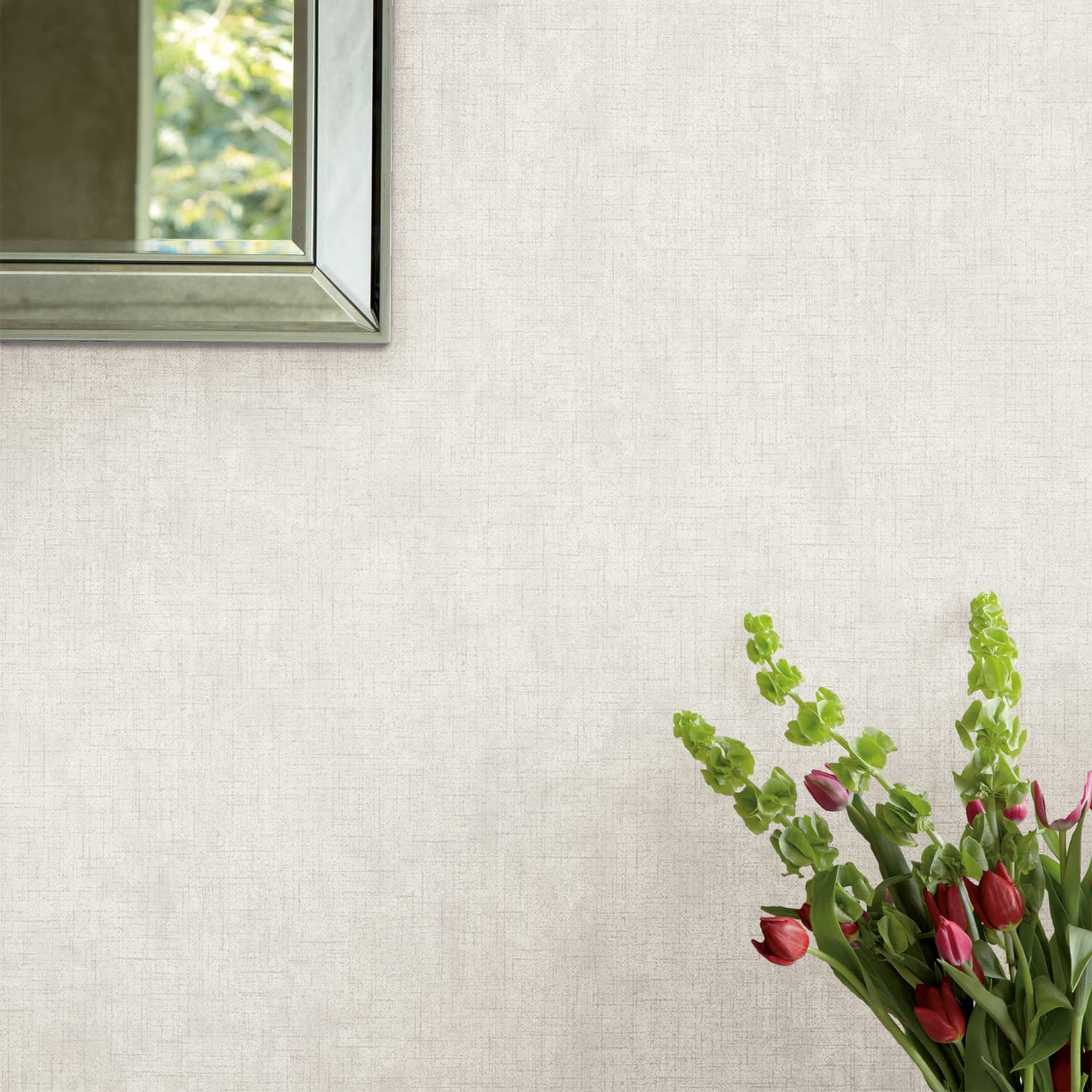 Laura Ashley Plain Pale Dove Grey Wallpaper