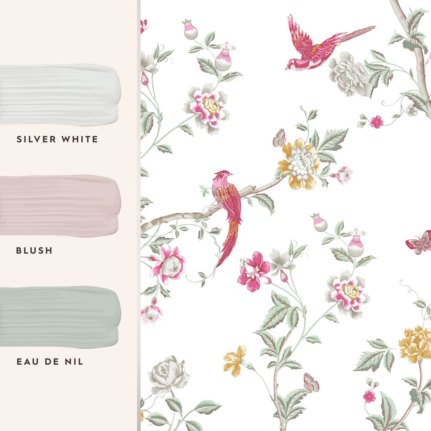 Laura Ashley Summer Palace Peony Bespoke Mural