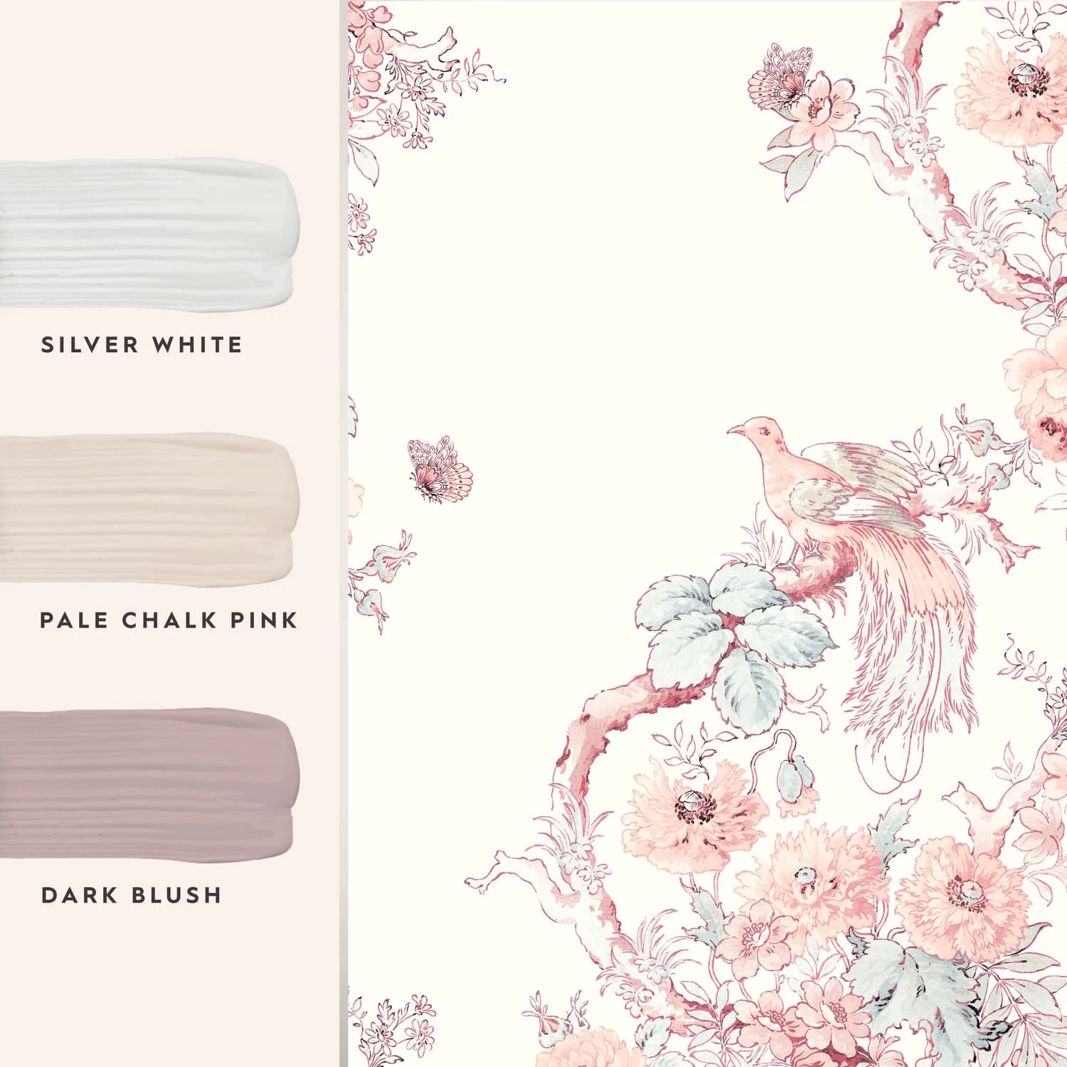 Laura Ashley Birtle Blush Bespoke Mural