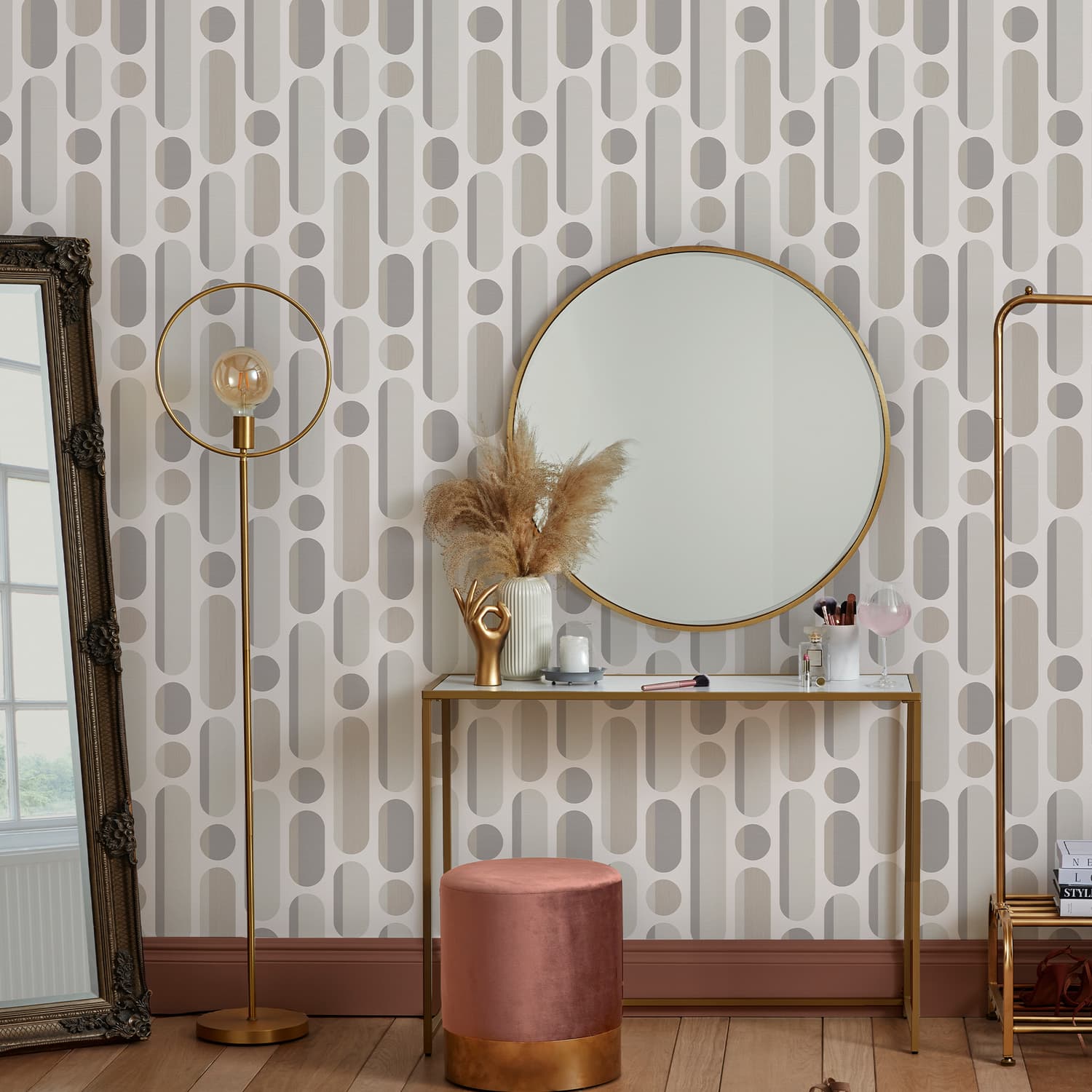 Morse Neutrals Wallpaper