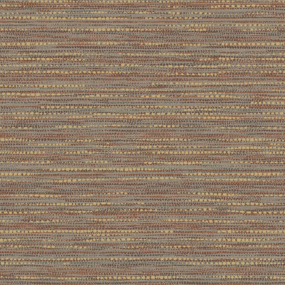 Chunky Horizontal Weave Rust Wallpaper