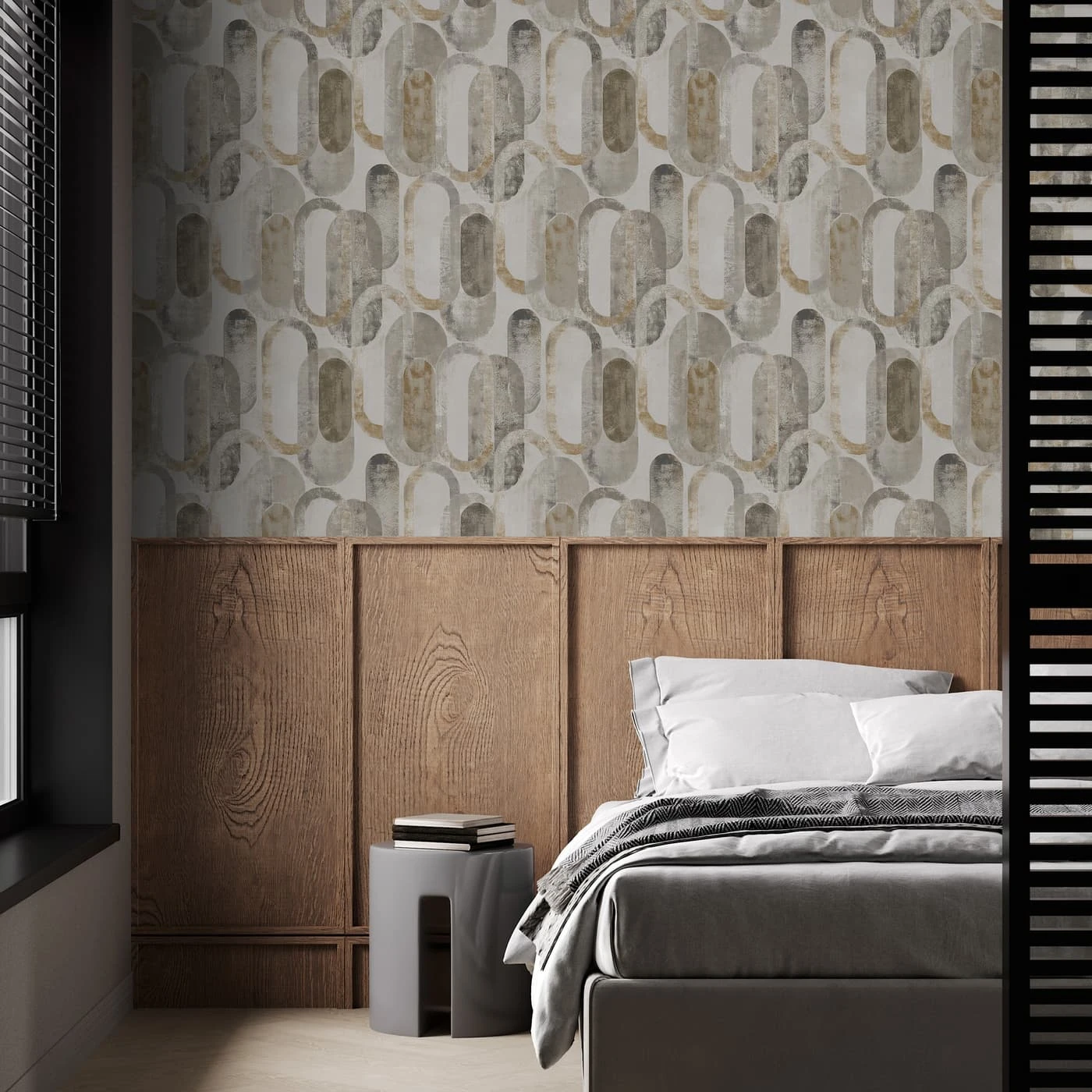 Oval Shapes Sand Wallpaper