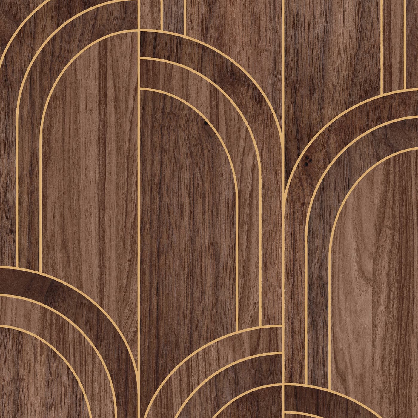 Modella Wood Walnut Wallpaper