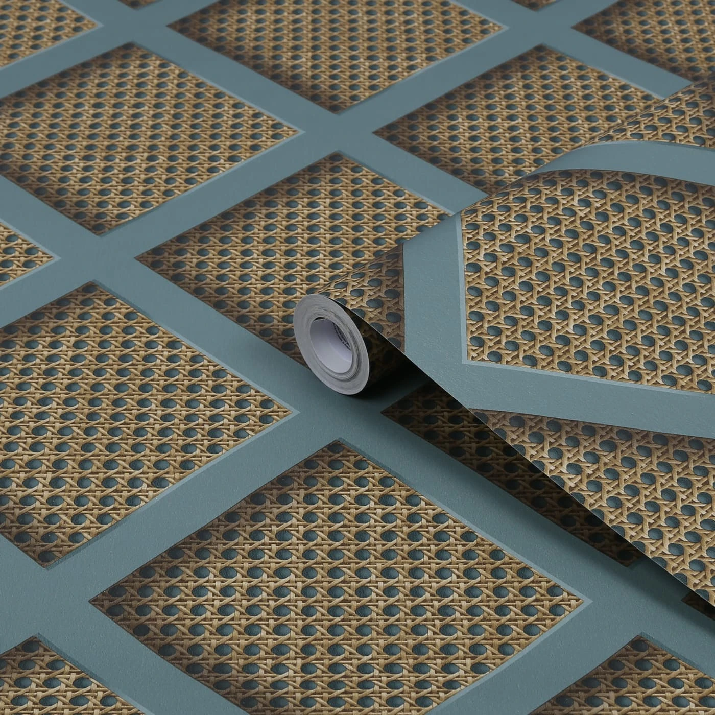 Ocean Panel Rattan Wallpaper