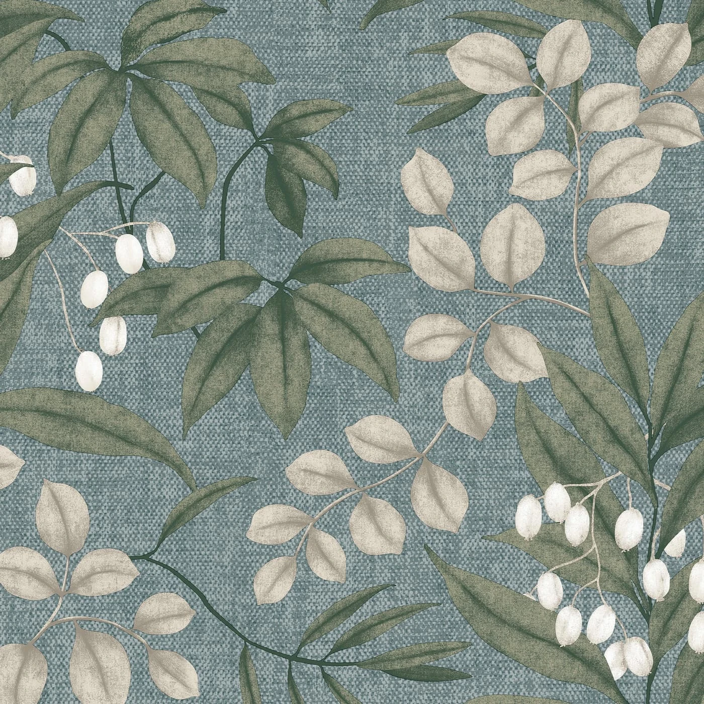 Persephone Duck Egg Wallpaper