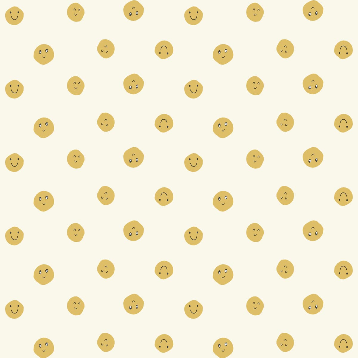 Happy News Smiles White Wallpaper