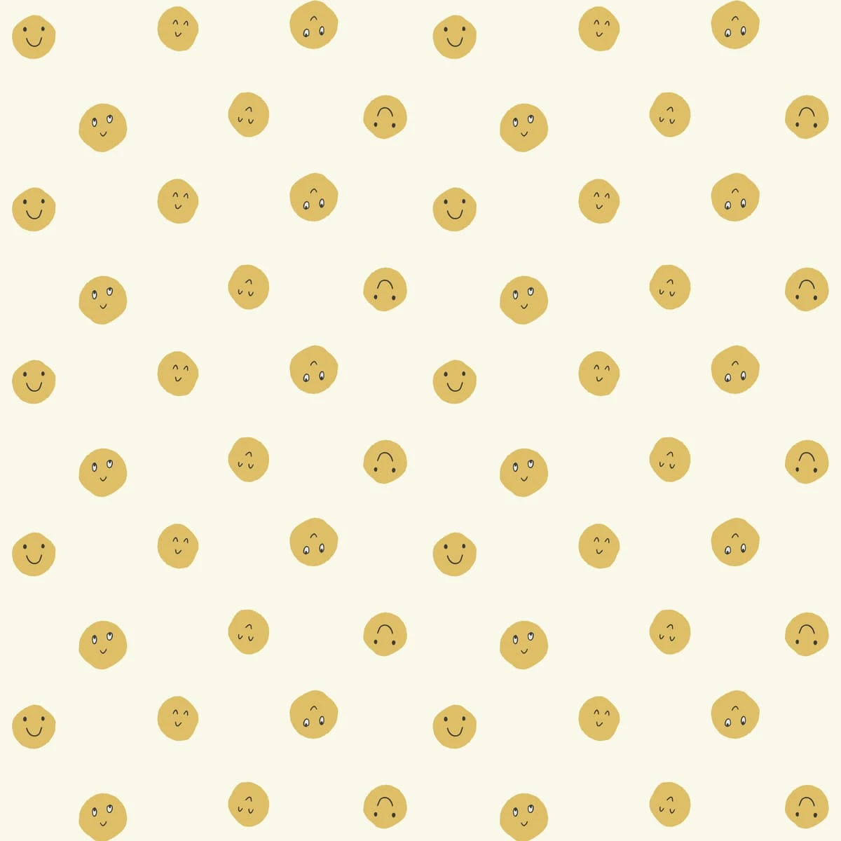 Happy News Smiles White Wallpaper