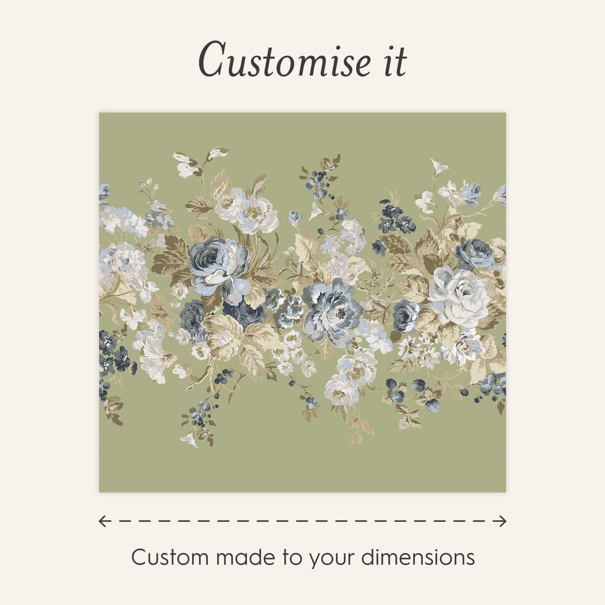 Laura Ashley Rosemore Hedgerow Bespoke Mural