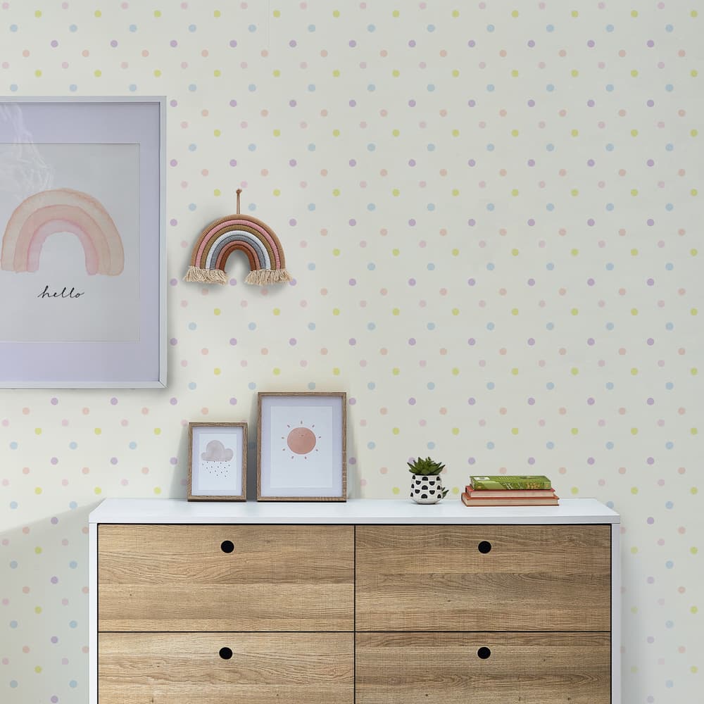 Next Bee Spot Pastel Wallpaper