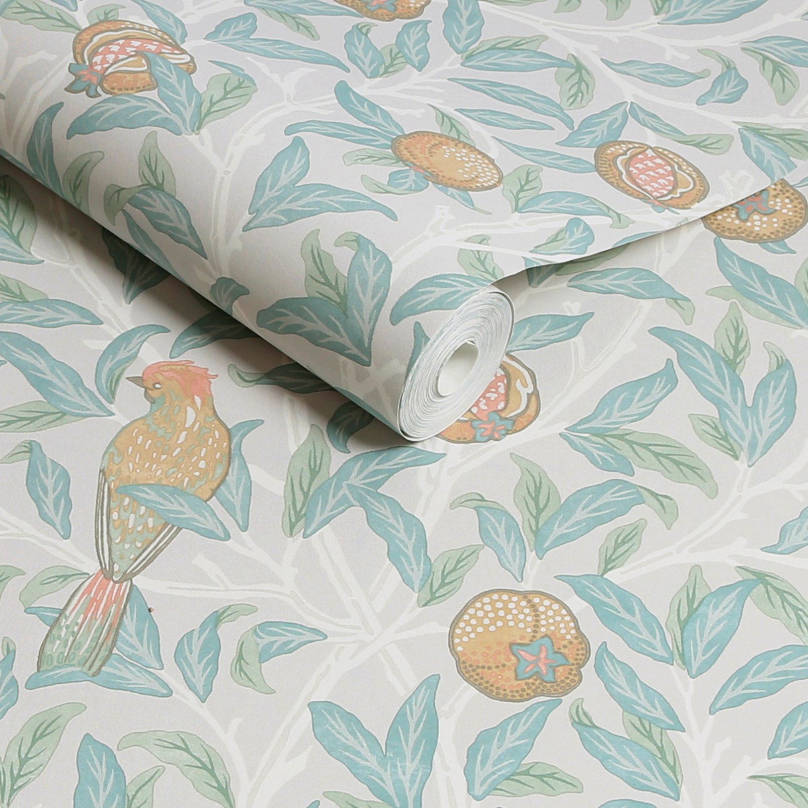 Bird & Pomegranate Duck Egg Wallpaper - 124261_ROLLSHOT_BIRD & POMEGRANATE DUCK EGG.jpg