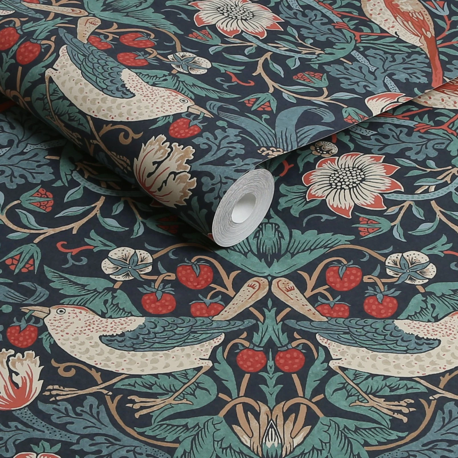 Strawberry Thief Deep Blue Wallpaper - 124231_ROLLSHOT_STRAWBERRY THIEF DEEP BLUE.jpg