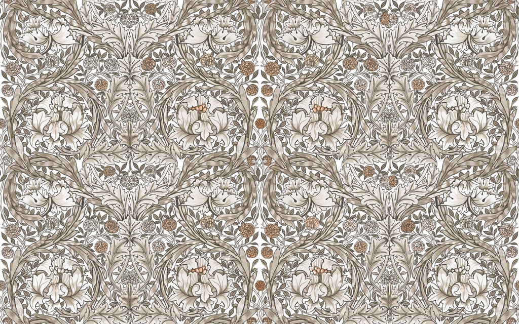 African Marigold Neutral Bespoke Mural