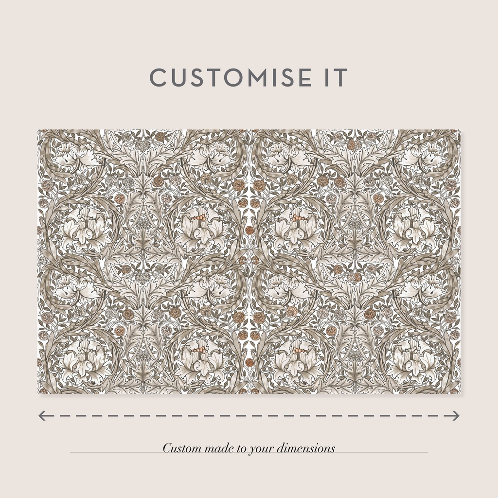 African Marigold Neutral Bespoke Mural