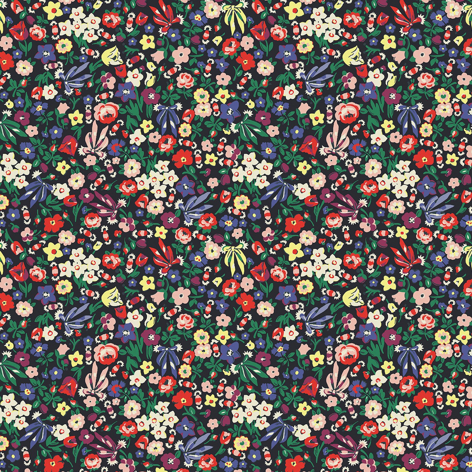 Cath Kidston Harmony Ditsy Night Wallpaper