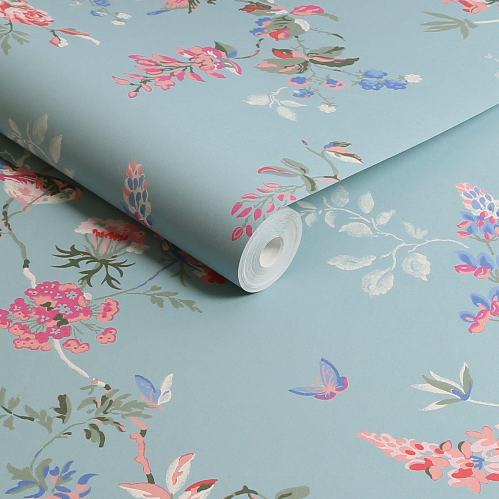 Cath Kidston Birds & Roses Summer Wallpaper