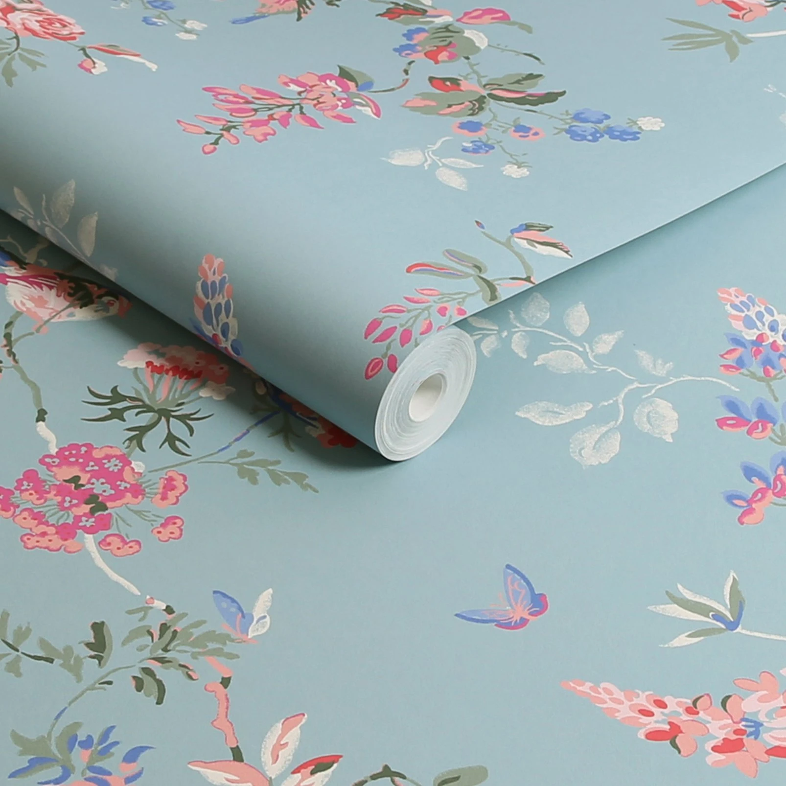 Cath Kidston Birds & Roses Summer Wallpaper
