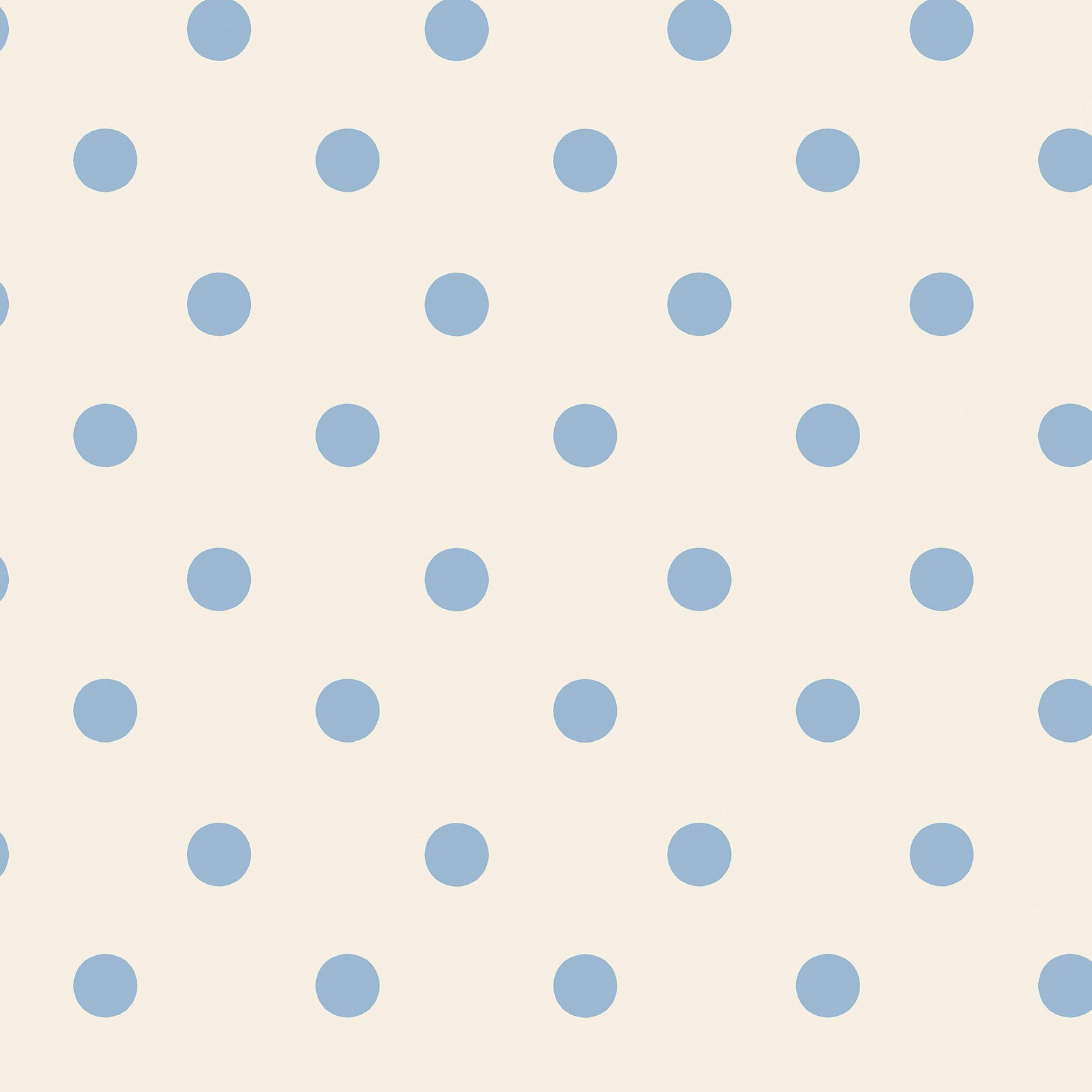 Cath Kidston Button Spot Blue Wallpaper