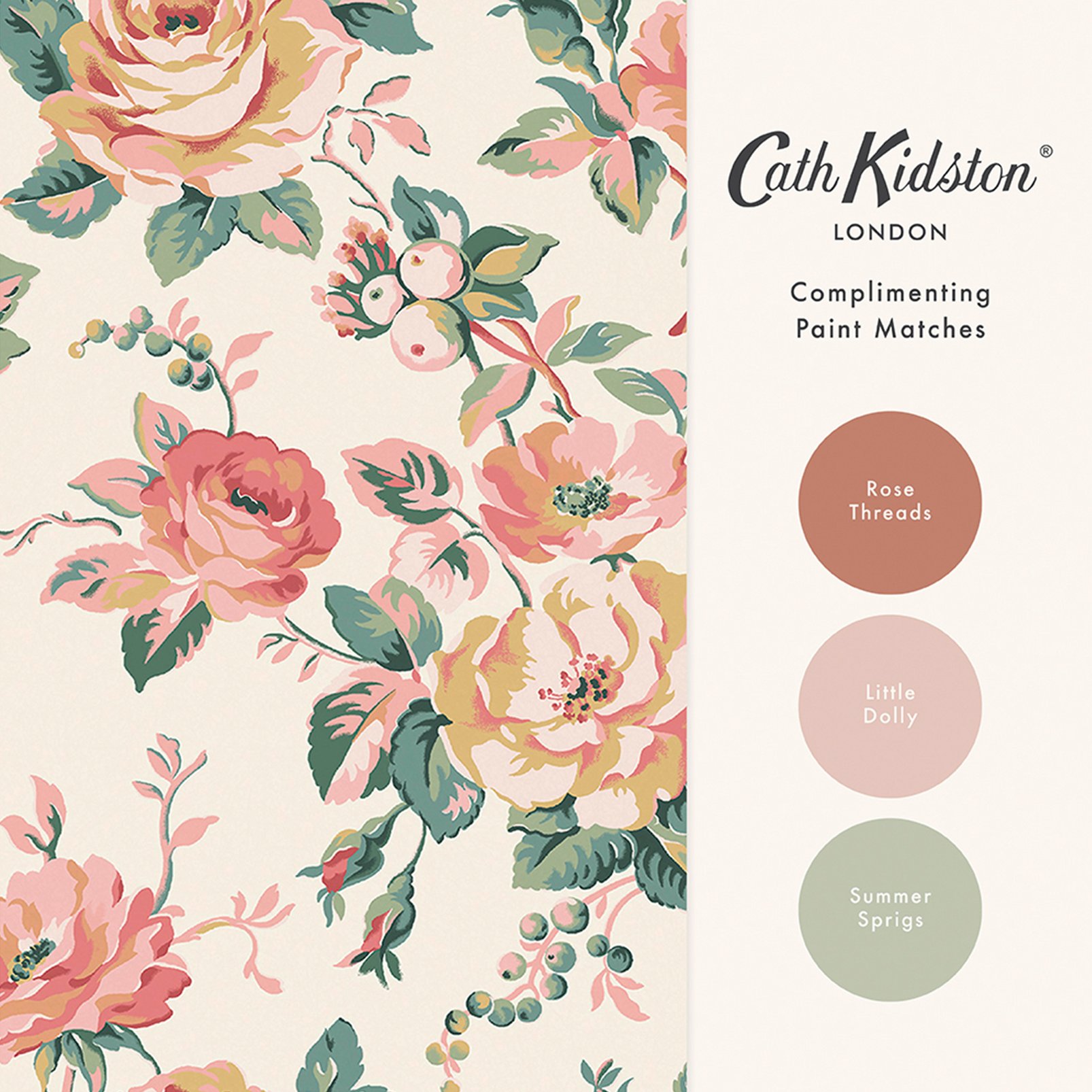 Cath Kidston Garden Rose Autumn Wallpaper