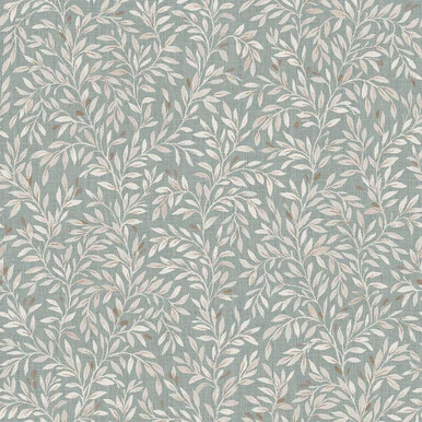 next ditsy leaf duck egg wallpaper