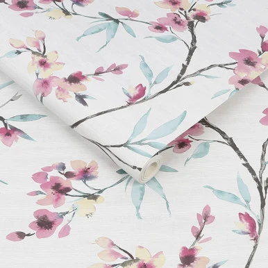 kimono pink wallpaper