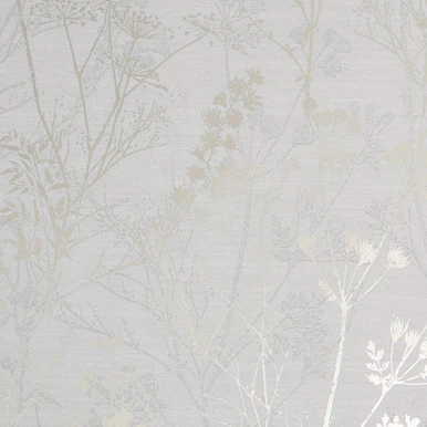 hedgerow grey pale gold wallpaper