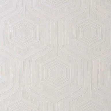 curvy geo paintable wallpaper