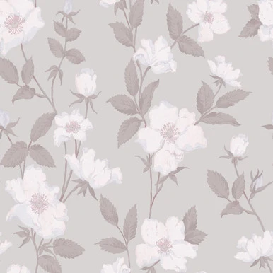 laura ashley fleurir sugared violet wallpaper