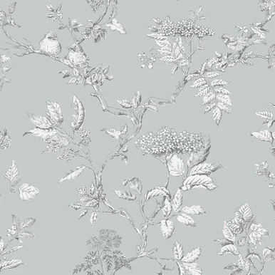 laura ashley elderwood duck egg wallpaper