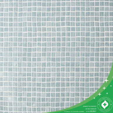 spectrum mosaic duck egg wallpaper